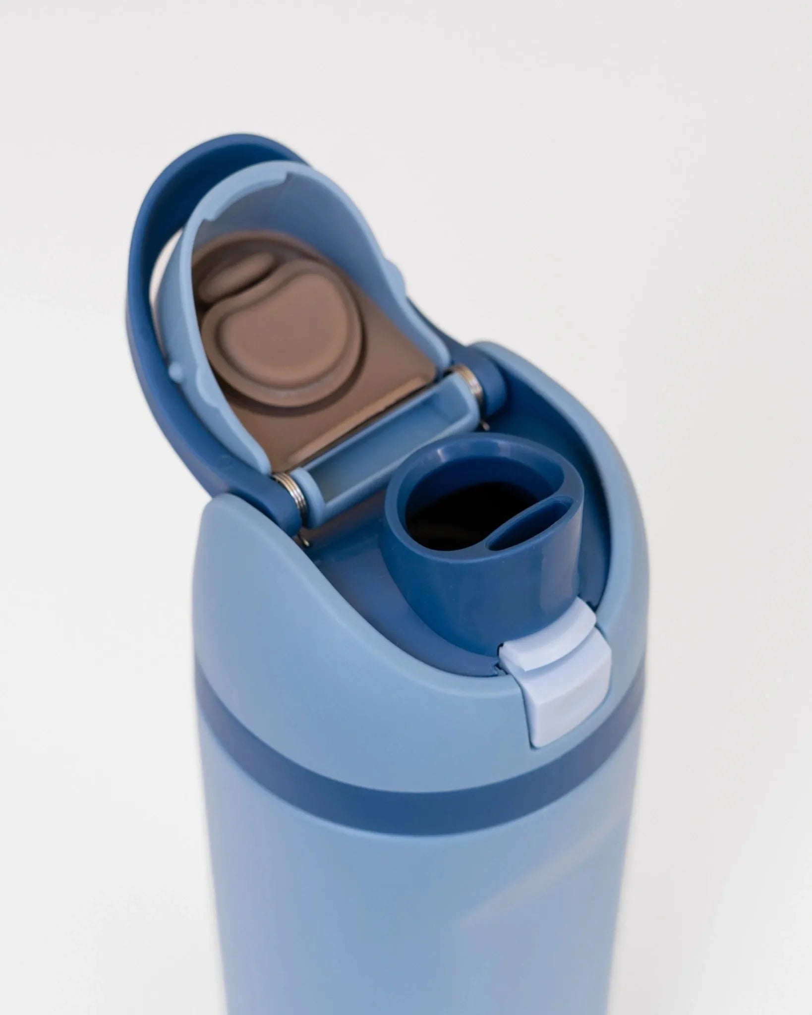 Botella térmica con pajita